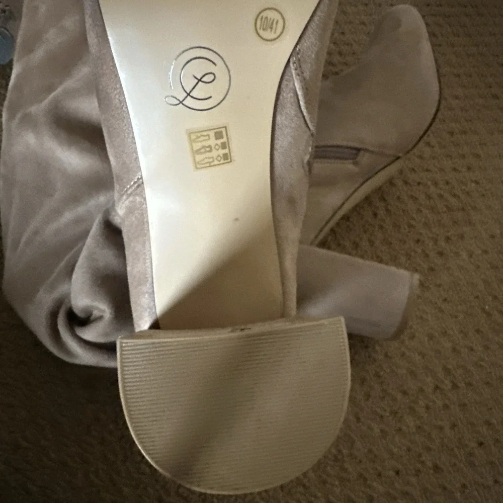 Chinese Laundry Kiara Over‎ the Knee Suede Boots in Taupe/Beige Sz 10